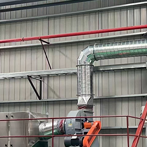 廢塵離心風(fēng)機(jī)案例